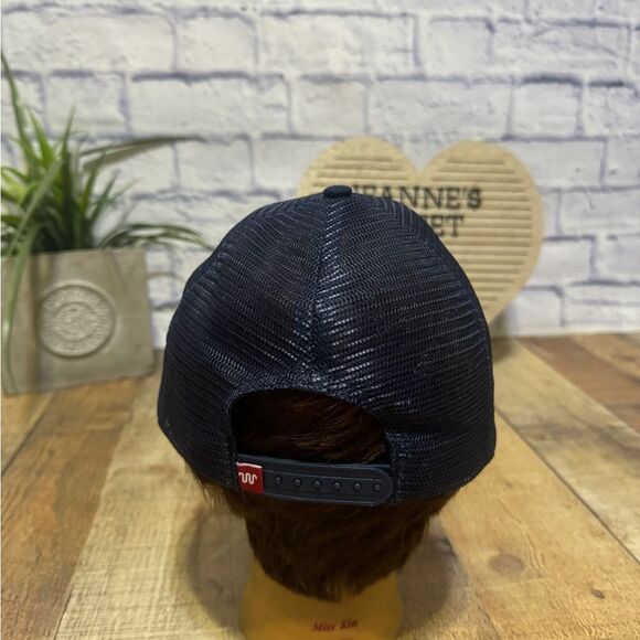 King ranch Classic Curved Bill All Mesh Snapback Cap navy blue - Picture 3 of 8